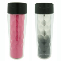 2 in 1 Double Wall Tritan Water Bottle Push Cap